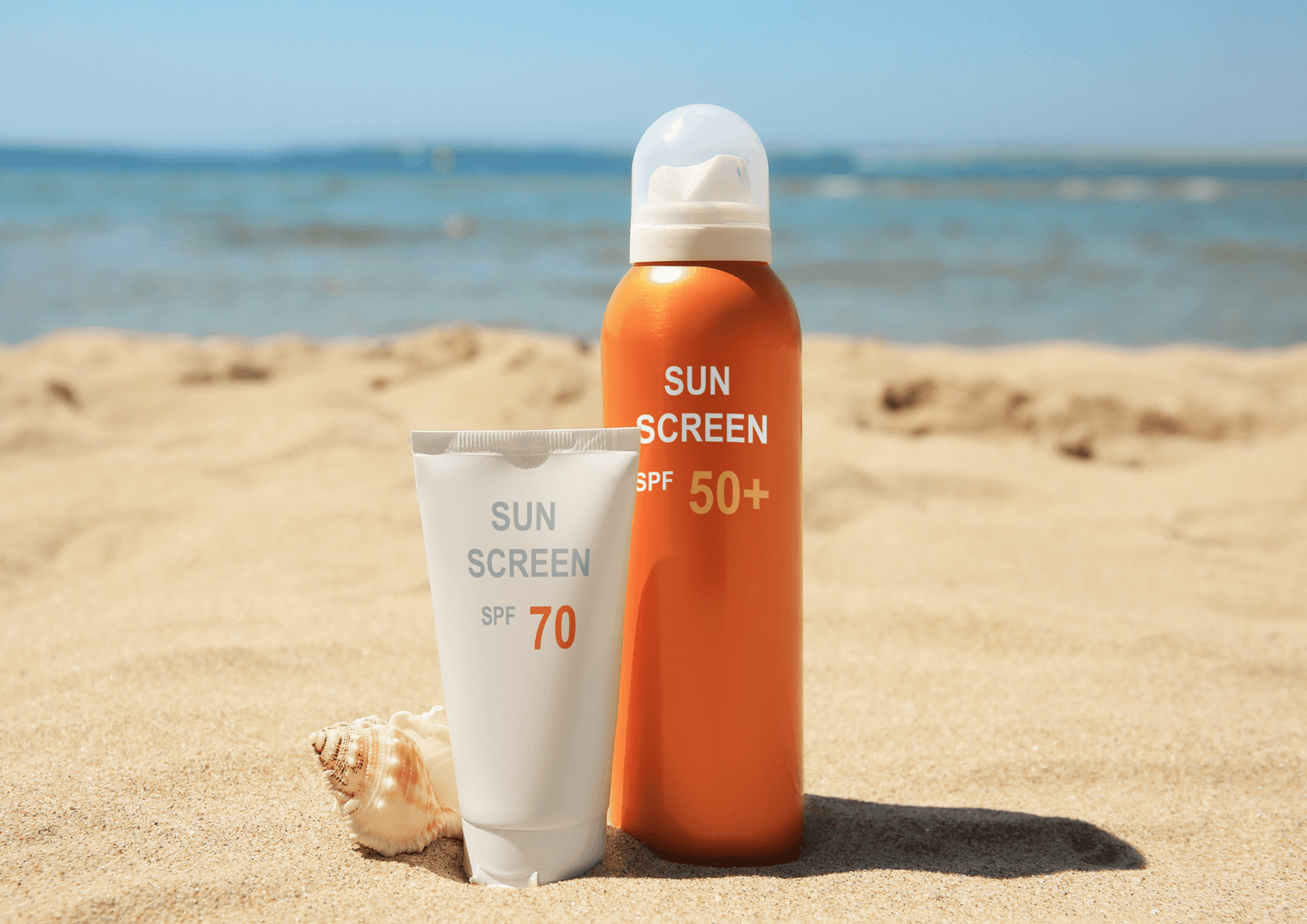 Suncare — SPF creams, lotions, sticks